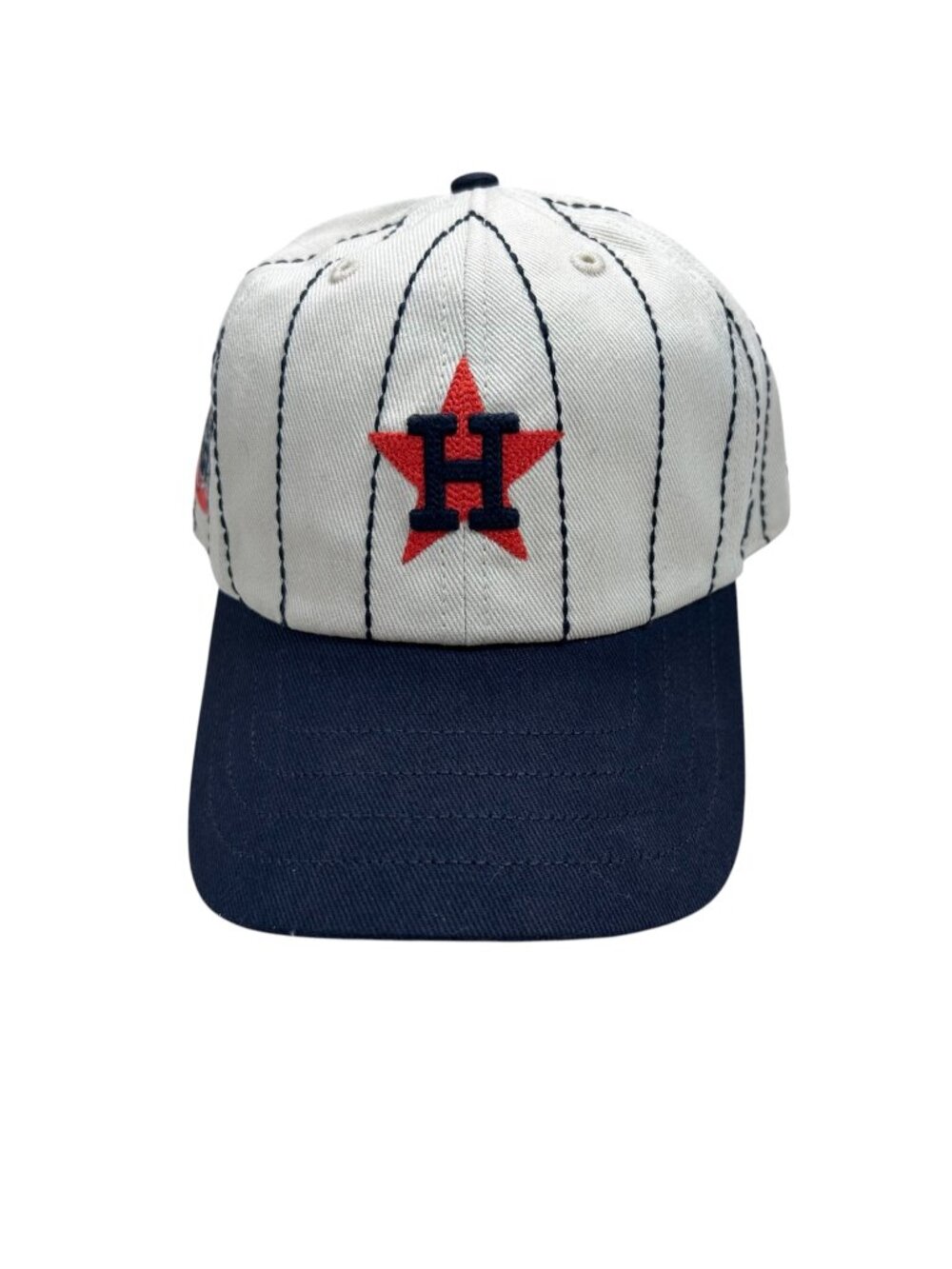 ‘47 x Rawlings MLB Houston Astros Pinstripe Clean Up Hat Adjustable Baseball Out